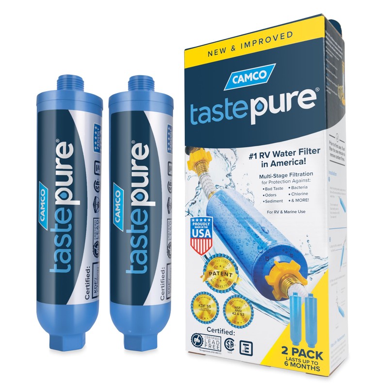 Camco TastePure Filtro de Agua para RV Avanzado de 6
