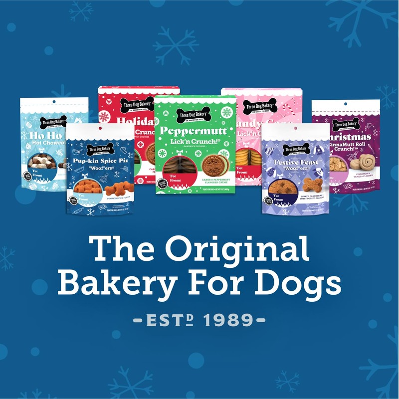 Three Dog Bakery Pup-Kin Spice Pie “Woof”ers