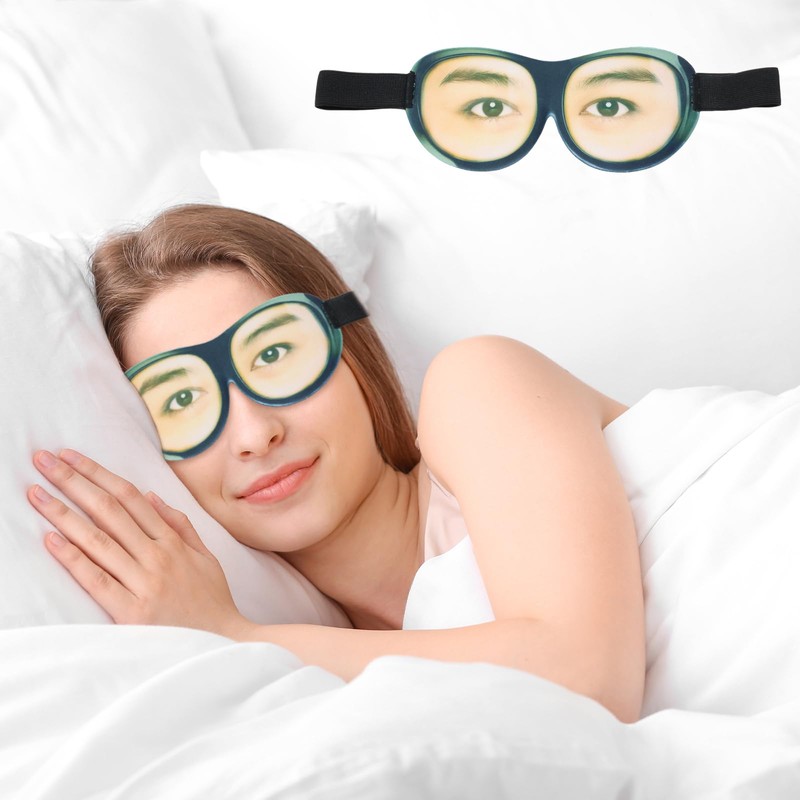 Honbay 3D Funny Eyeshade Soft Sleep Eye Mask with Adjustable