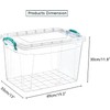 Best House | Plastic Storage Box with Clips & Lid