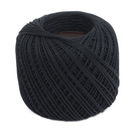 Olympus Tatting Lace Yarn Medium Lace Thread Col.T218 Black Series Approx. 144.8 ft (40 m) 3 Ball Set