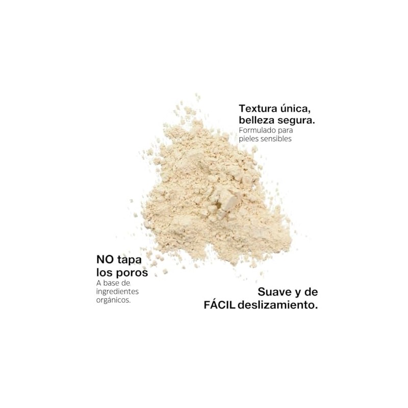 Polvo traslúcido efecto mate piel grasa (vainilla)