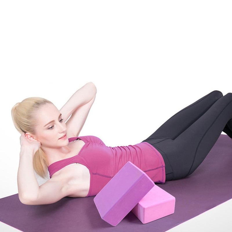 1x Yoga Block Brick Foaming Home Exercise Practice Fitness Gym
