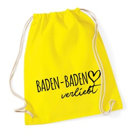 Huuraa Tasche Zirndorf verliebt Geschenk Beutel Yellow 12 Liter Baumwolle Zirndorf Souvenir