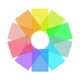 Tinted Page Overlays - Multi-Colour (Pack of 10) - by Crossbow Education Dyslexia Aids and Visual Stress Tools Specialists