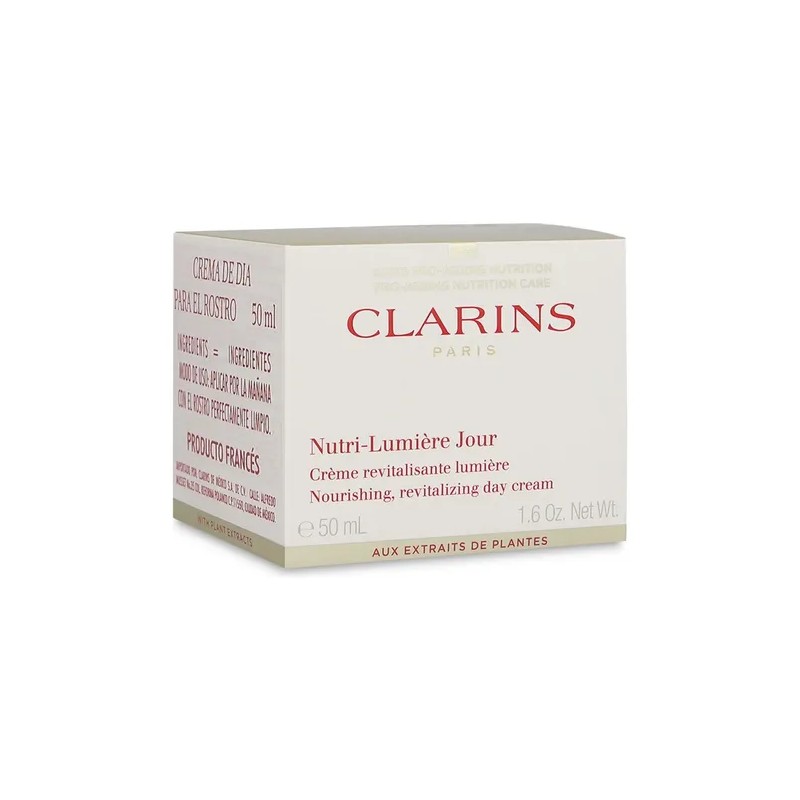 Crema Facial Nutritiva Clarins Nutri Lumiere 50ml Para Rostro Día