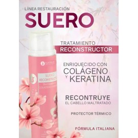 6 Tratamientos Suero Reconstructor Con Colágeno Y Keratina