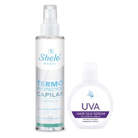 Termo protector capilar y silica uva | planchado en 5 minutos | protege de plancha y secadora