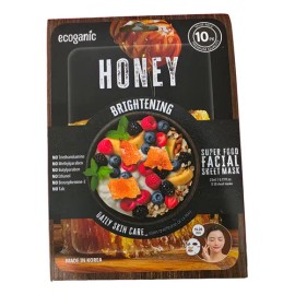 Ecoganic Mascarilla Coreana Facial Honey Super Food Todo Tipo De Piel
