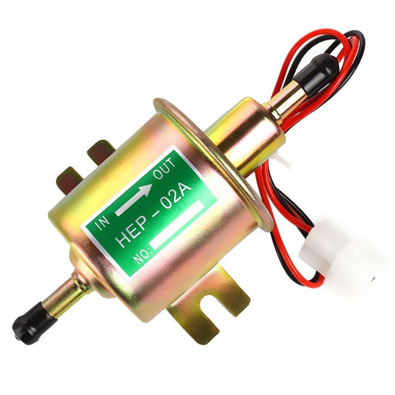 Universal Metal Solid Gasoline Petrol 12V Inline Vehicle Electric Fuel