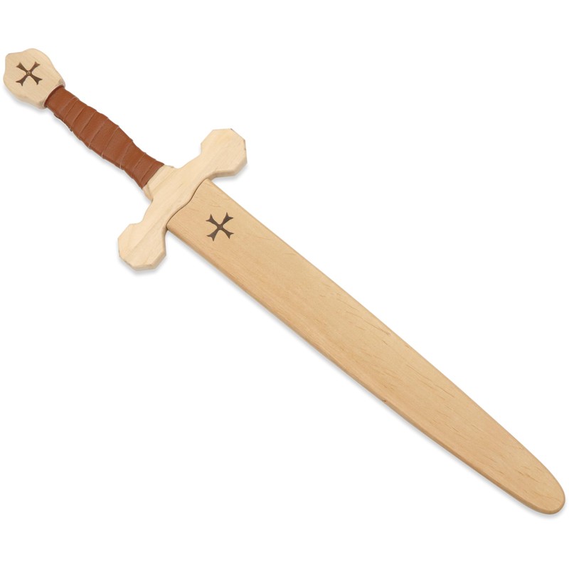 BestSaller 1012.9 Templar Sword Set with Wooden Cover, Birch 64