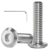 Pack of 20 M4 x 12 Flat Head Screws Stainless