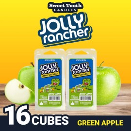 Jolly Rancher Green Apple Scented Wax Melts - 5oz of Candy Wax Melts - 16 Cubes