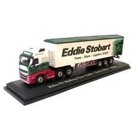 atlas editions eddie stobart vòlvò FH 460 Walking Floor Trailer Stobart vehicle 1:76 scale diecast model