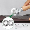 Tool Double Wheel Sealing Roller with Wooden Handle, Tool Retractor,