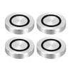 uxcell M8 Thread 45mm / 1.8" Dia 8mm Thick Aluminum