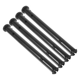 Levemolo 4pcs Plastic Trash Can Lid Latches Dustbin Lid Accessories for Outdoor Rubbish Bins Easy to Install Nylon Pins for Waste Containers