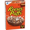 REESE'S PUFFS Breakfast Cereal, Chocolatey Peanut Butter Cereal, 11.5 oz