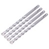 4Pcs Hammer Rock Drill Bit Sturdy Durable Efficient Convenient Round