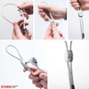 Seilwerk STANKE Wire Rope Clamp Egg-Shaped Wire Ropes Aluminium Silumin