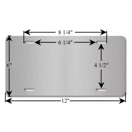 Mako DOG Funny caterpillar Cat Aluminum Vanity License Plate Tag Carbon fiber look