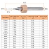 sourcing map 10pcs End Mill Bits 0.8mm Solid Carbide CNC
