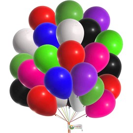 Metallic 5 Inch Balloons Shiny Multicolor Rainbow Balloons For Birthday Party Wedding Deco Vintage Party Colorful Party Decoration 25 Pack