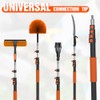 LAANPOLE Telescoping Pole, 5-20FT Aluminum Extension Pole(26FT Reach), Multi-Purpose Paint