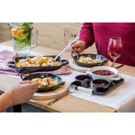 Riess 0600-022 Classic Gourmet Pan, Diameter-20 cm Black