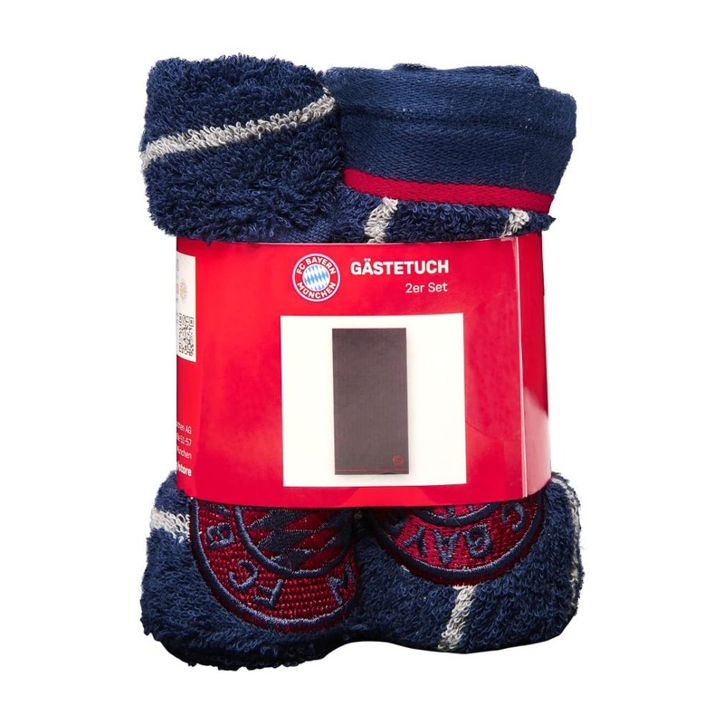 FC Bayern München Guest Towels Set of 2 (One Size,