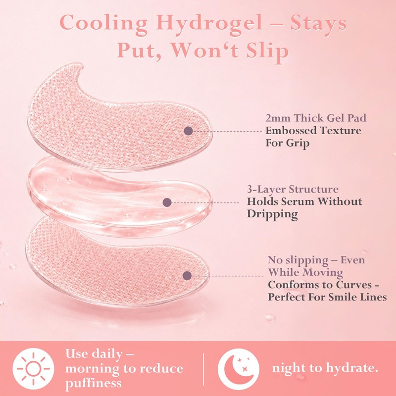 5000ppm PDRN Under Eye Patches - Salmon DNA Collagen Eye