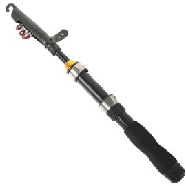 Kisangel 1pc Mini Fishing Pole Portable Fishing Rod Fishing Accessory Angling Rod Outdoor Fishing Pole