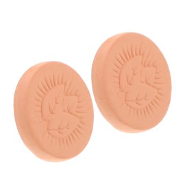 BIUDECO 2pcs Reusable Sugar Saver Disk Brown Disk Bread Saver Food Storage Sugar Softener Sugar Disc Reusable Sugar Softening Saver Brown Sugar Softener Clay