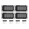 4 Sets Digital Tube Display Module LED 4 Digit 7