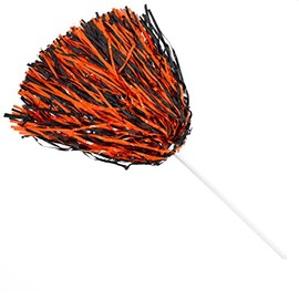 Anderson's Premium Black and Orange School Spirit Shakers, Cheerleader Pom Poms, Sports Fan, Football, Basketball, Homecoming, Squad, Team, Party, Dance Club, Performance, Celebration Pack of 50