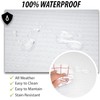 ZONETECH All Weather Full Rubber Clear Car Interior Floor Mats