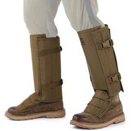 Gonex Snake Gaiters, Waterproof Snake Guards, Snake Bite Protection for Lower Legs, Snake Proof Gaiters Fit for Men & Women, Adjustable Size