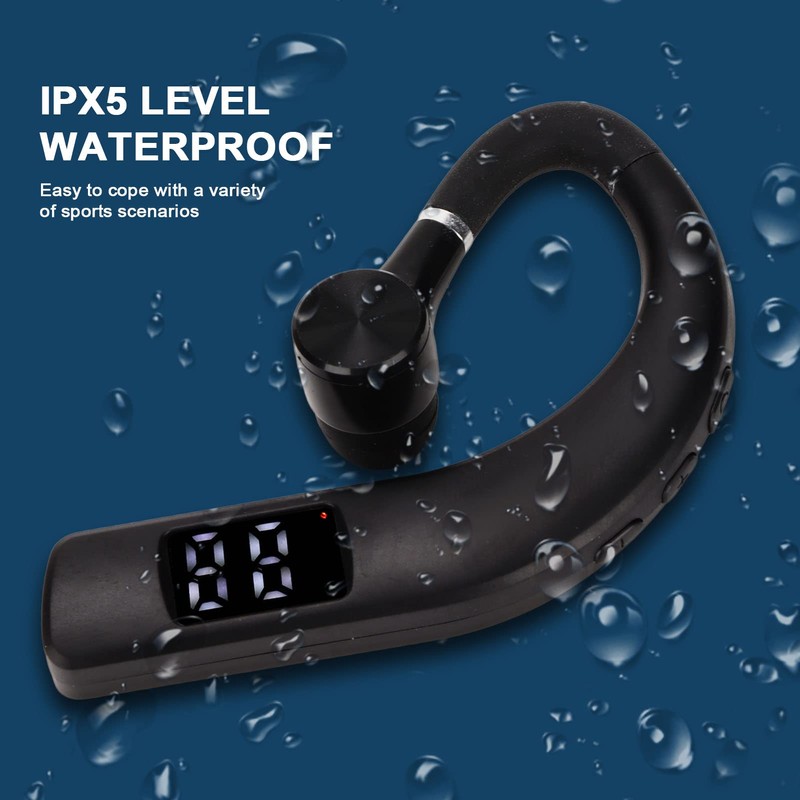 Bewinner Bluetooth Earpiece, Wireless Handsfree Noise Cancelling Single Ear Bluetooth