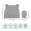 DRESHOW Newborn Baby Hat and Gloves Set Beanie Clothing Unisex