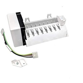 Compatible Ice Maker Assembly for Whirlpool GC3SHEXNS03, GS6NHAXVT02, GC3JHAXTQ00, GC5NHAXVB01, ED5JVAXTB00, GS6NBEXRT02, ED5LVAXWQ00 Refrigerator models