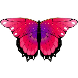 iROLEWIN Toddler-Kids Butterfly-Wings for Girls Butterfly-Costume Children Bug Dress-Up Wings as Play Toys Boys Party Favors