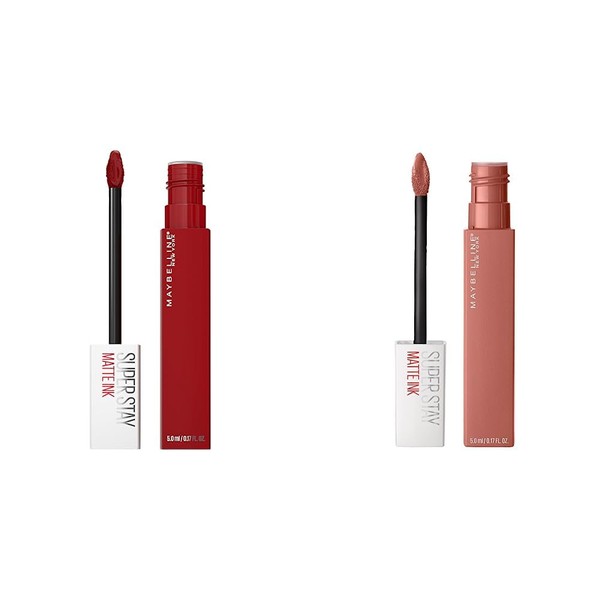 MAYBELLINE Super Stay Matte Ink Liquid Lipstick Bundle with Seductress