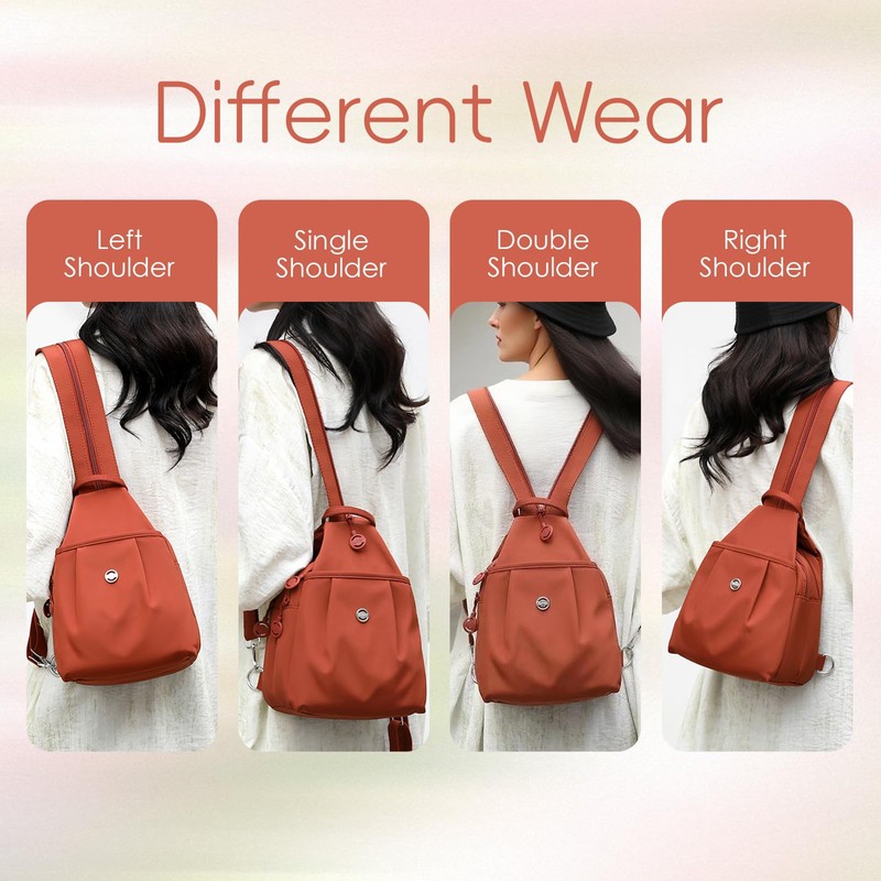 KENOFAR Oxford Clothlarge Convertible Capacity Backpack Bags,Comfortable Convenient Commuting Outdoors