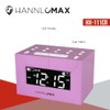 HANNLOMAX HX-111CR Alarm Clock Radio, PLL AM/FM Radio, Dual Alarm,