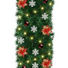 SPRINGOS Christmas Garland Festive Decorative Garland 3 m Christmas Tree