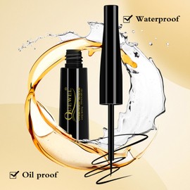 QUEWEL 10ML Eyelash Coating Sealant, Eyelash Clusters Overnight Seal Black Lash Clusters Seal for DIY Lash Extensions Long-Lasting and Easy Use Eyelash Clusters Overnight Sealer