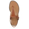 Vionic Women's Cora Flip-Flop, Tan Brown Leather, 10 Wide