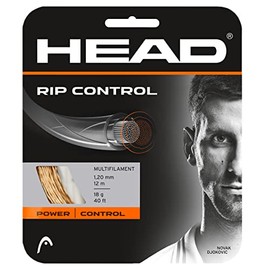HEAD Rip Control – Cuerda para Raqueta de Tenis, Natural, 17g
