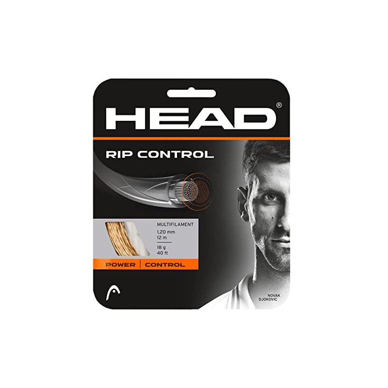 HEAD Rip Control – Cuerda para Raqueta de Tenis, Natural,
