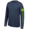 John Deere Solid Long Sleeve Tee with Logo on Sleeve,